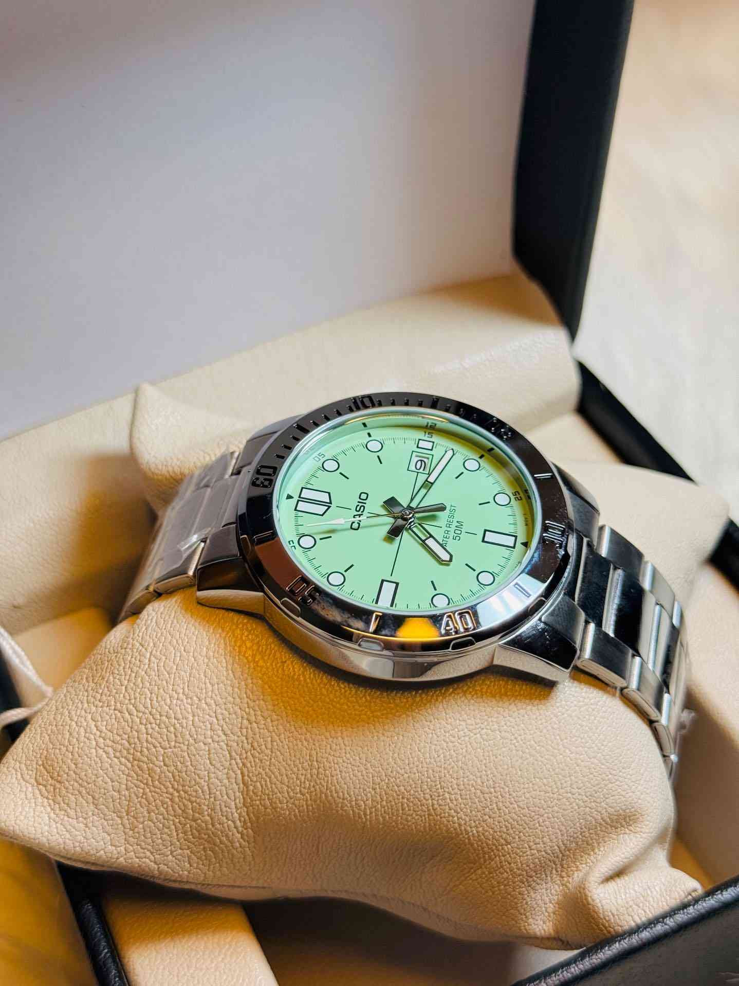 Casio Enticer MTP-VD01D-3E1VUDF Tiffany Blue Dial Men's Watch
